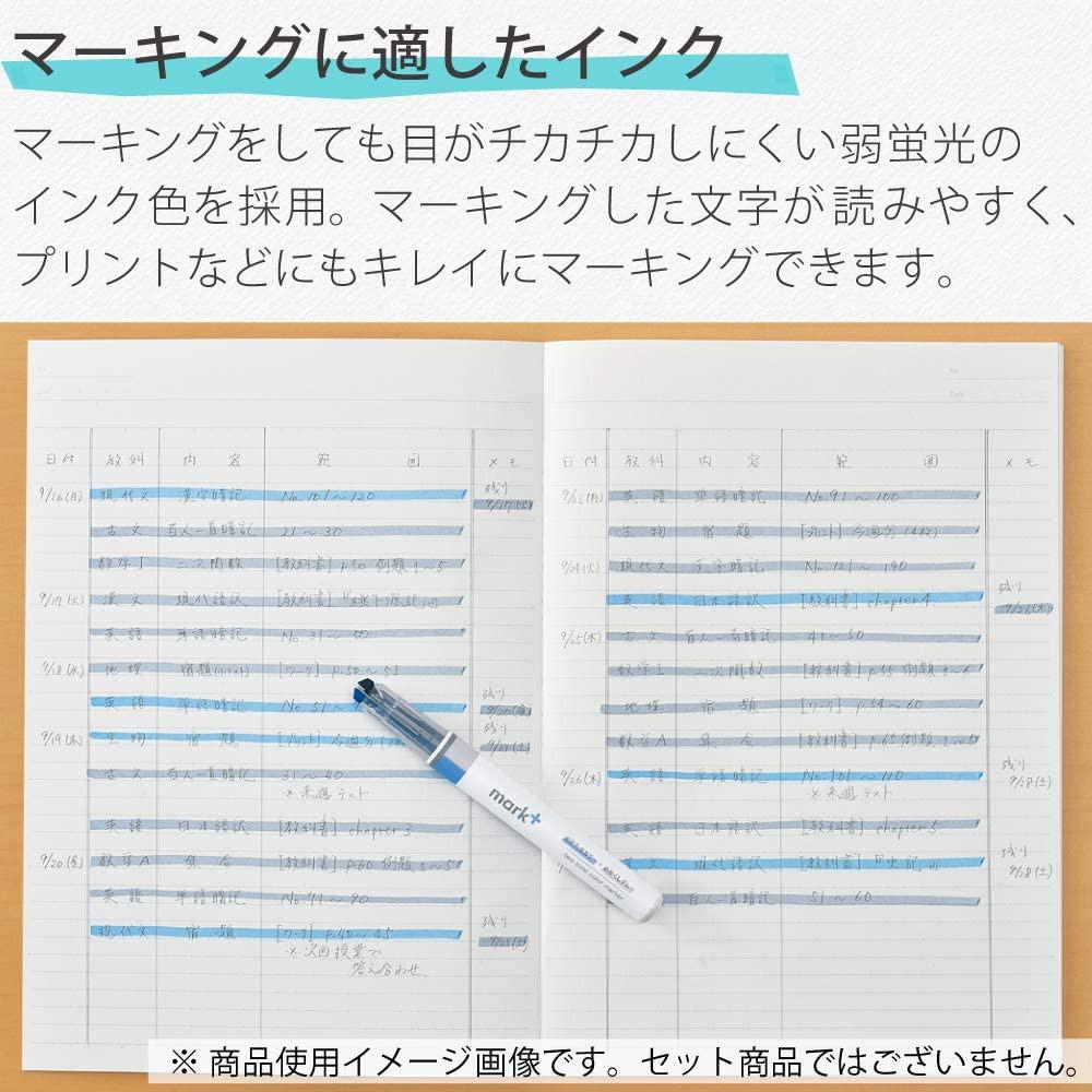 [日製] Kokuyo 5色螢光筆 水性 畫筆彩色筆麥克筆螢光筆 mark+-細節圖5