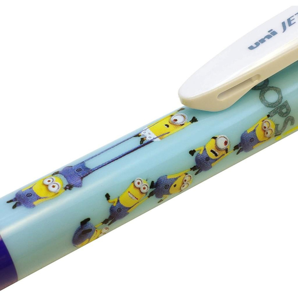 [日本製]uni三菱 小小兵 3色原子筆 溜溜筆圓珠筆 JETSTREAM Minions 神偷奶爸 限定版0.5mm-細節圖9