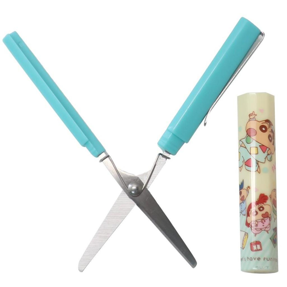 [日本帶回] i SCISSOR 筆管剪刀 筆型剪刀 迷你攜帶式剪刀 Crayon Shinchan 蠟筆小新-細節圖9