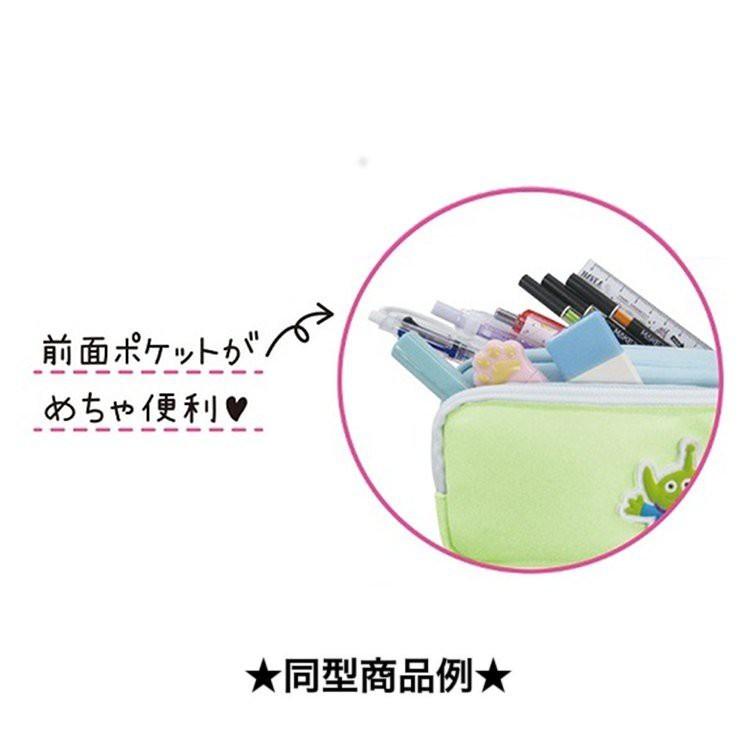 [日本帶回] Kamio Japan 鉛筆盒 鉛筆袋 筆袋 收納包 化妝包 開學用品 牛仔布 小熊維尼-細節圖3