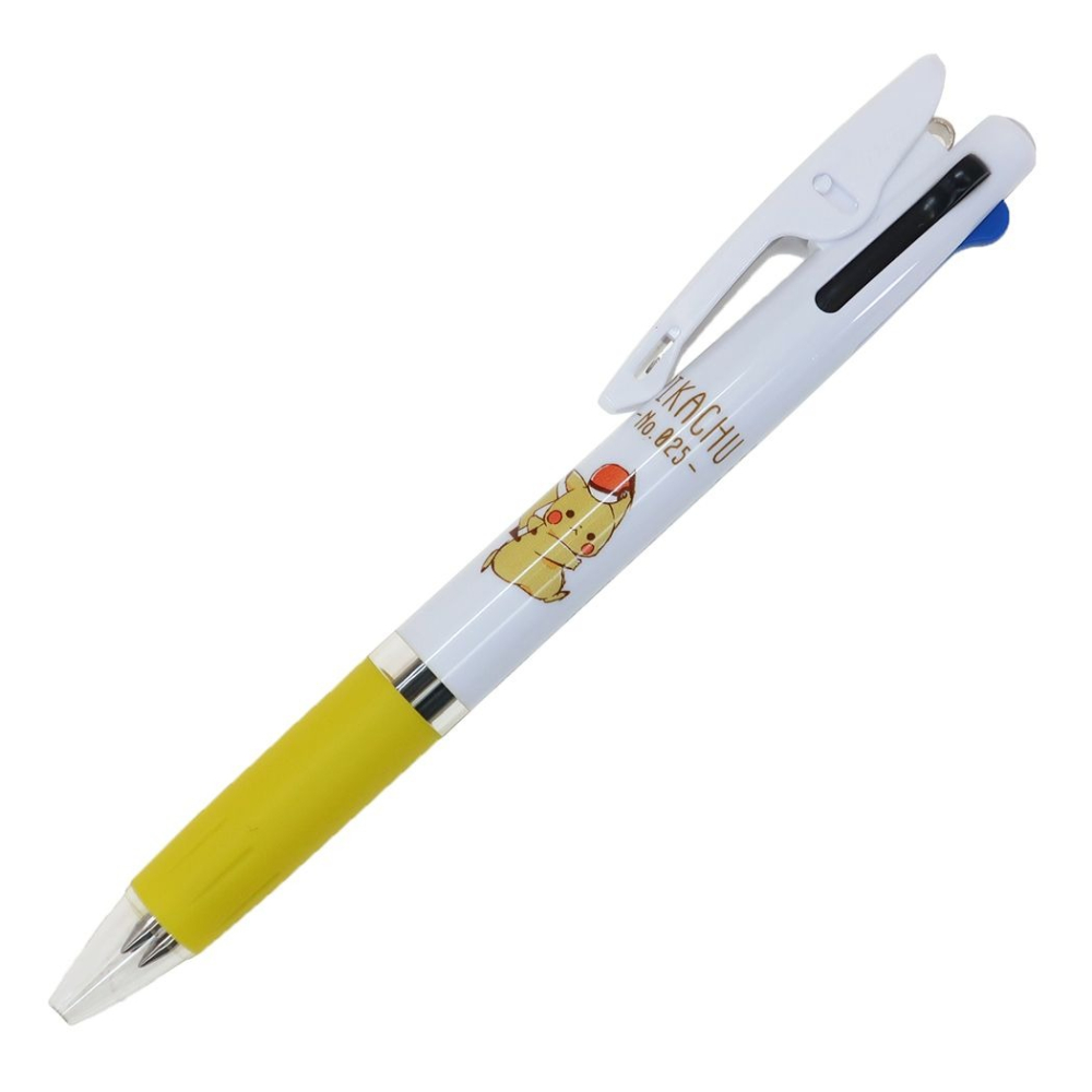 {日本製} Uni 三菱 Jetstream 3色 原子筆 溜溜筆 圓珠筆 Pikachu 皮卡丘 0.5mm 共四款-細節圖2