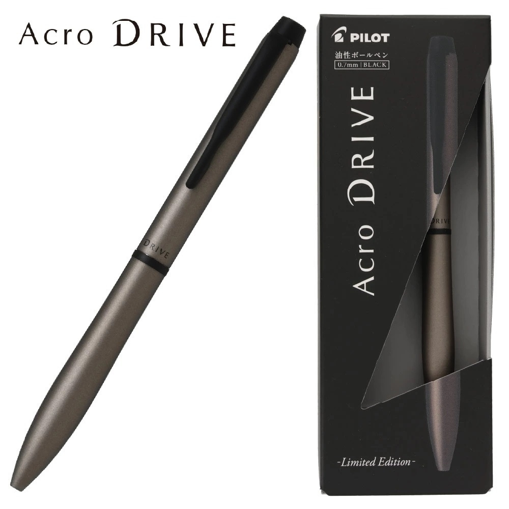 [10周年紀念款] 極地旅人 百樂 PILOT Acro DRIVE 10th 金屬 旋轉出芯 原子筆 0.7mm 黑色-規格圖9