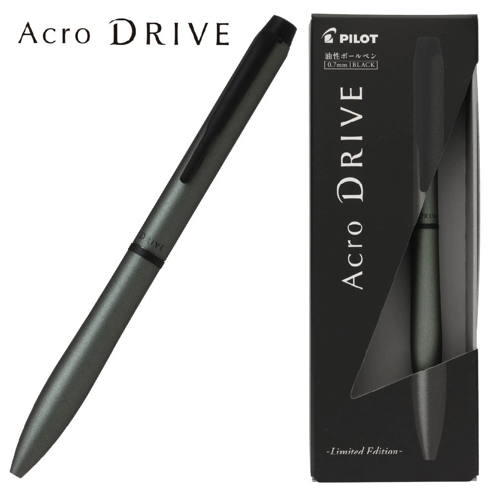 [10周年紀念款] 極地旅人 百樂 PILOT Acro DRIVE 10th 金屬 旋轉出芯 原子筆 0.7mm 黑色-規格圖9