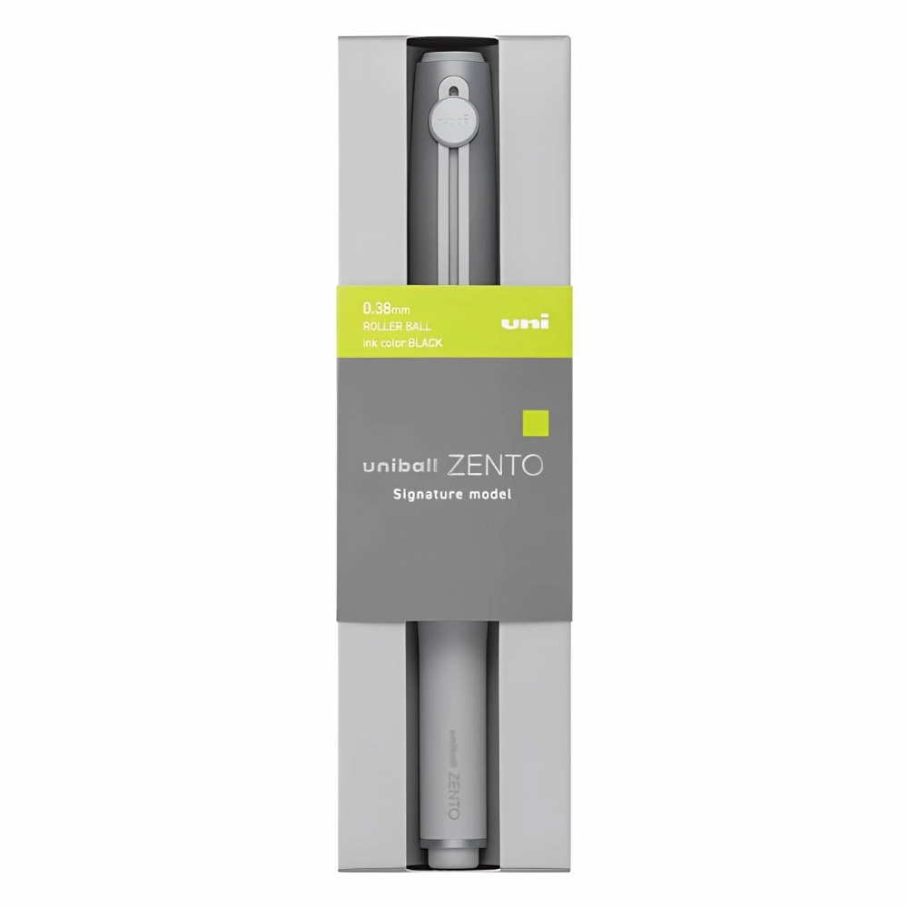 [高階款] uni ball ZENTO Signature 水性原子筆 新設計 0.38mm 0.5mm 黑色墨水三菱-規格圖3