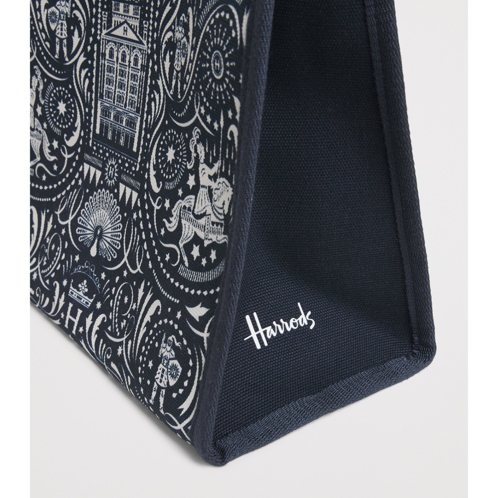 【HF】Harrods英國代購 正品 哈洛德百貨 2026新款 布朗普頓騎士Logo手提包 購物袋 手提女包 辦公通勤包-細節圖5