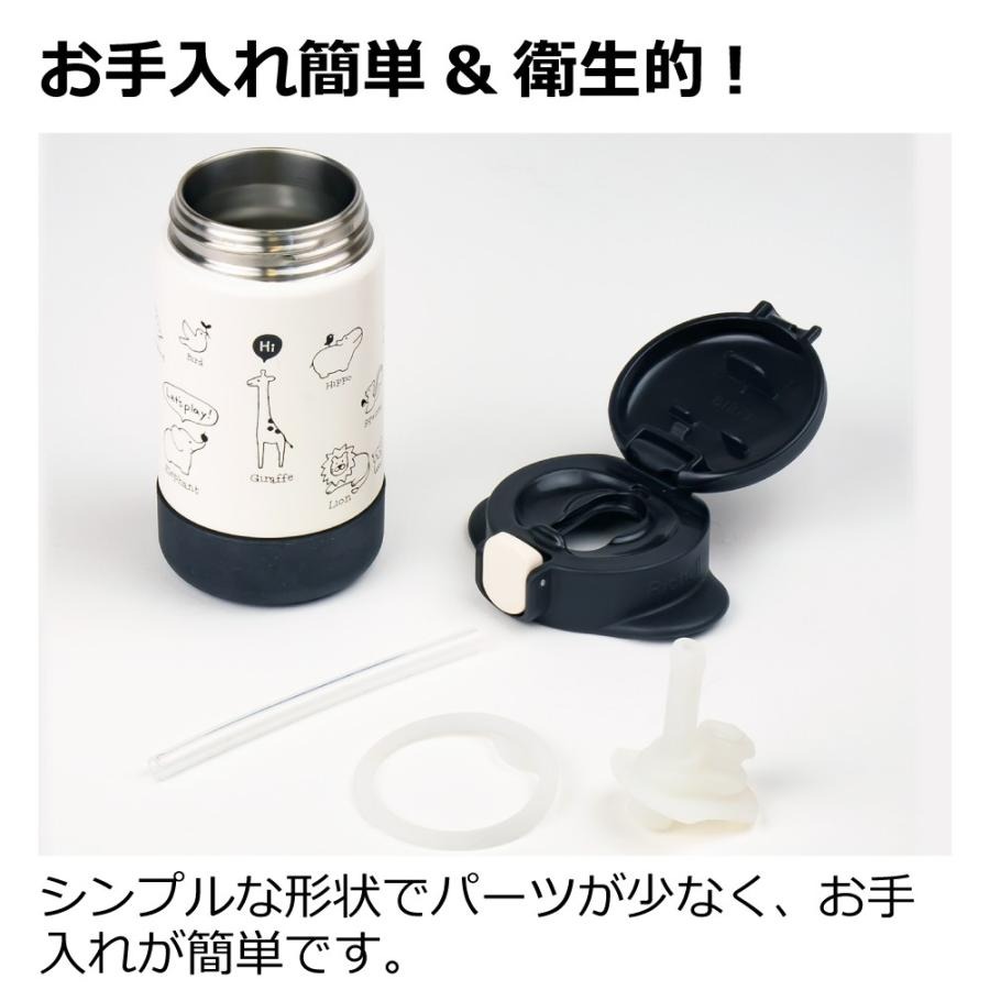 木木林｜現貨🔥日本 Richell 利其爾  兩種替換蓋 不銹鋼 保溫 保冷 水壺 水杯 240ml🔥-細節圖2