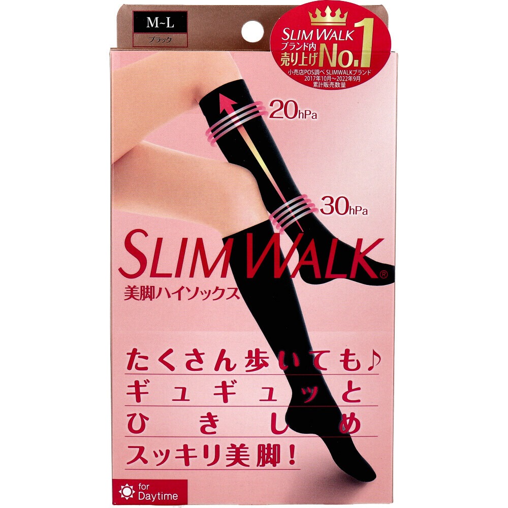 木木林｜現貨🔥日本  SLIMWALK 孅伶 美腿襪 壓力襪 涼感 美脚 膝上 大腿 包臀🔥-規格圖8