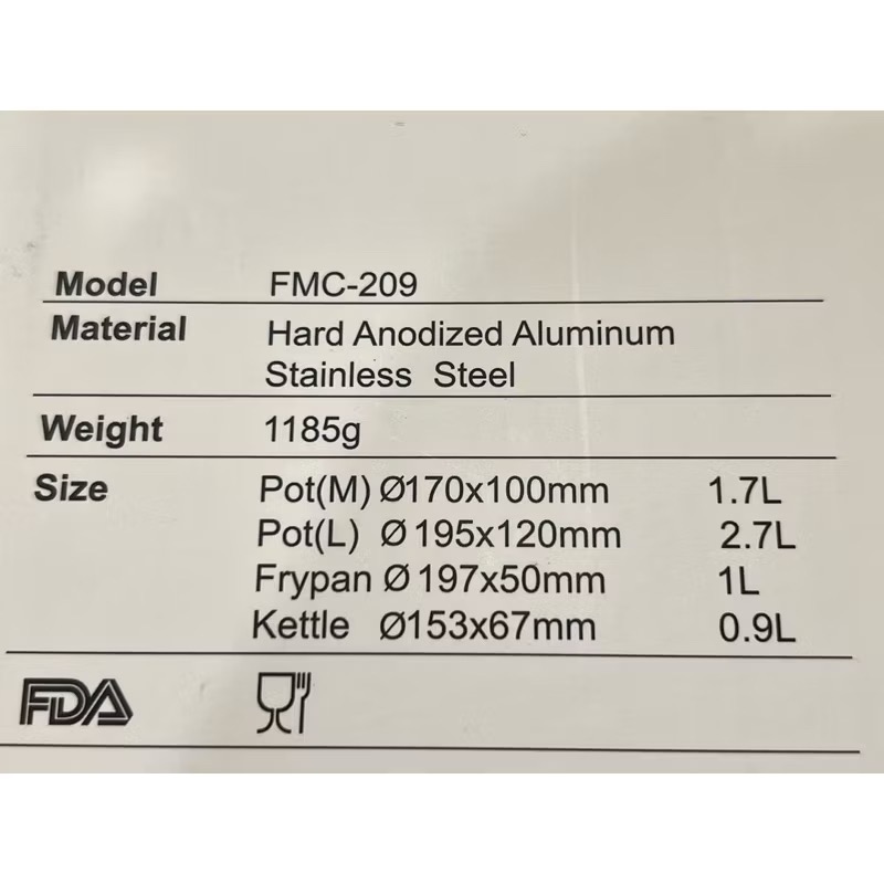 ✨全新✨ FIRE MAPLE 火楓 FMC-209野營套鍋 鍋具 可折疊-細節圖5