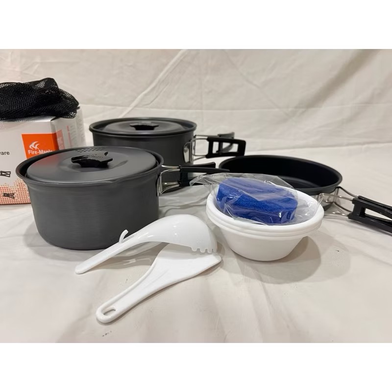 ✨全新✨FIRE MAPLE 火楓FMC-201野營套鍋 鍋具 可折疊 2-3人用-細節圖3