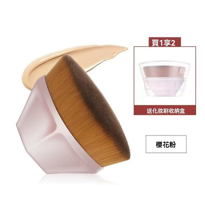 台灣24H出貨 魔術粉底刷平超密刷毛 無痕底妝 刷具不吃粉 均勻服貼 化妝刷 粉底刷不留刷痕 底妝刷 無痕服貼 化妝刷具-細節圖2