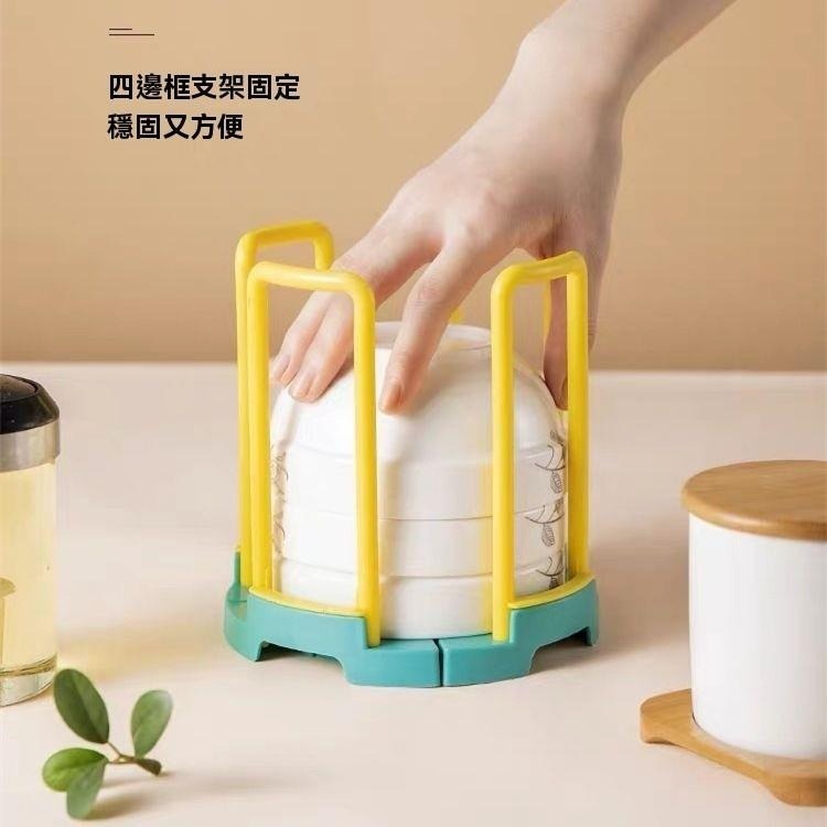 瀝水 碗架 碗盤收納 廚房置物架 家用 水池 放碗架 單層 旋轉 伸縮 碗收納架-細節圖8