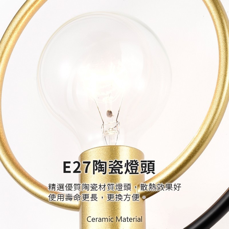 沐月燈飾｜工業風壁燈 E27壁燈 電鍍烤漆燈體《台南實體門市》床頭壁燈 客廳壁燈 房間壁燈 樓梯壁燈 壁燈 床頭燈 燈具-細節圖5