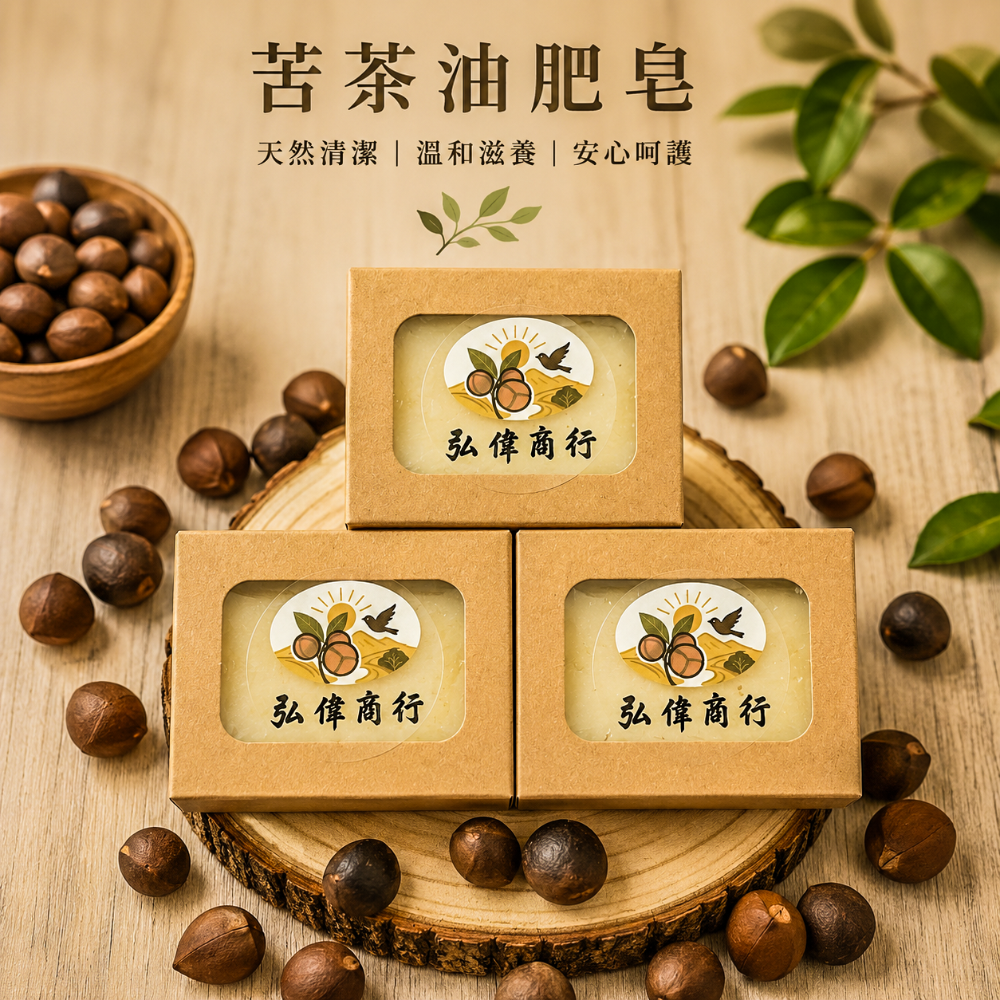 純天然苦茶粕肥皂-細節圖2