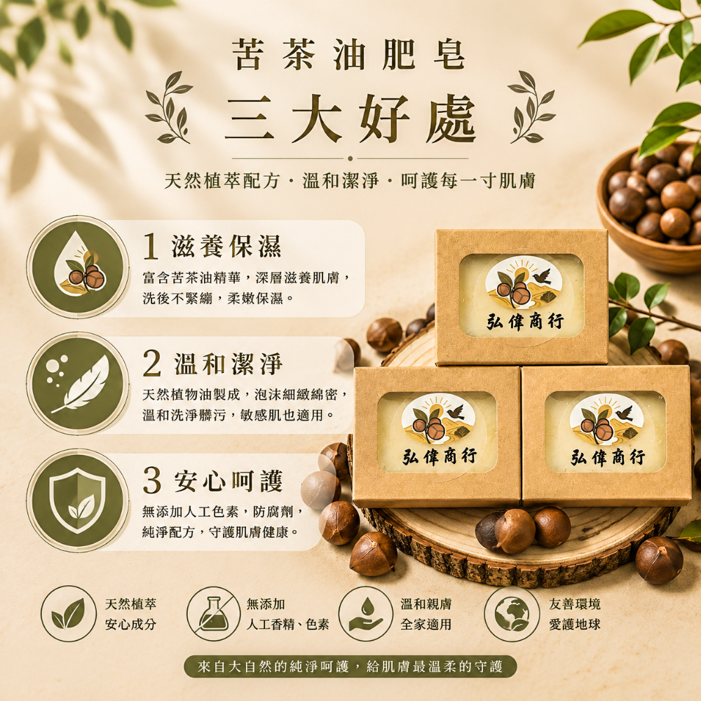 純天然苦茶粕肥皂-細節圖3