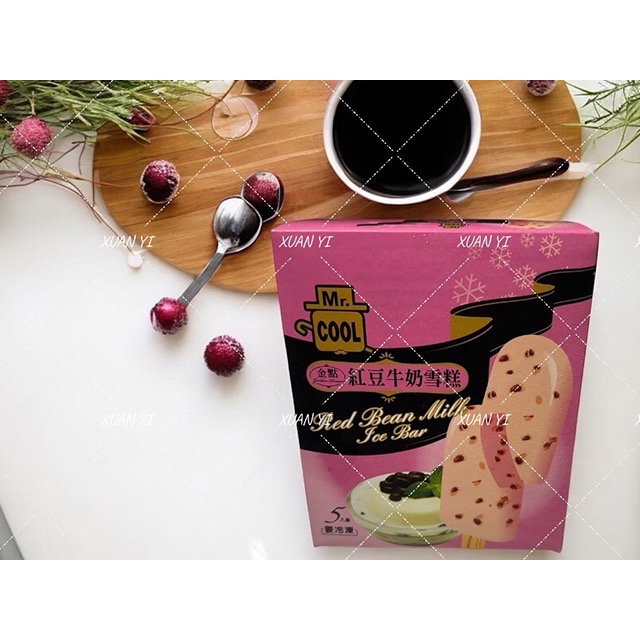 (Mr.COOL）金點紅豆粉粿雪糕/紅豆牛奶雪糕/鳳梨冰棒/花生牛奶雪糕/蘇打雪糕/百香冰棒/芋頭牛奶雪糕/綜合四果雪糕-細節圖2