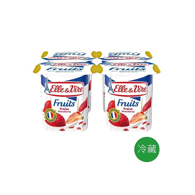 （Elle&Vire）草莓/藍莓/蜜桃/綜合莓果優格/優格/愛樂薇-規格圖3