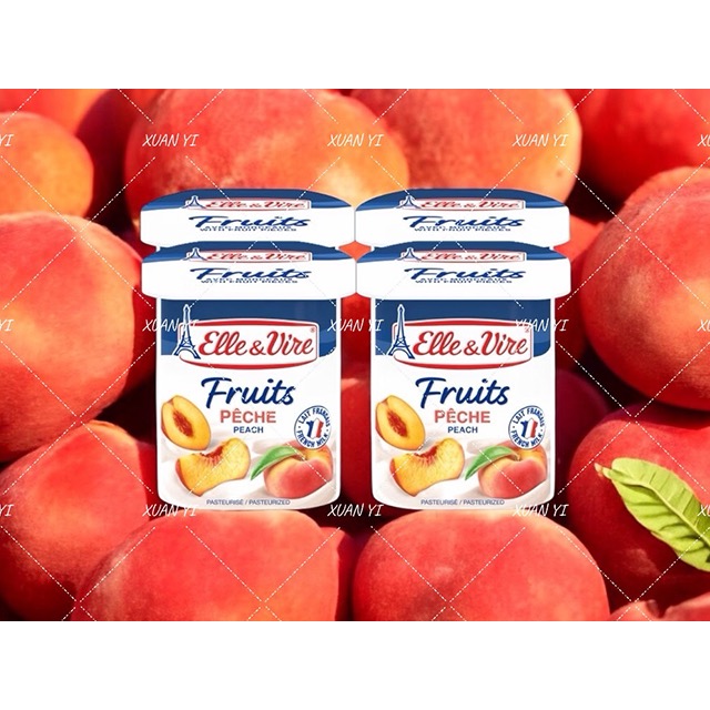 （Elle&Vire）草莓/藍莓/蜜桃/綜合莓果優格/優格/愛樂薇-規格圖3