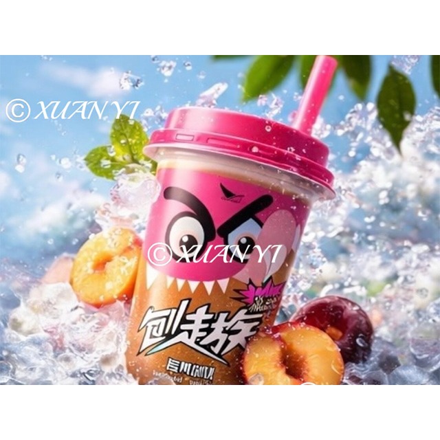 （統一）統一-刨走族烏梅風味冰沙杯/刨走族/烏梅/冰沙-細節圖2