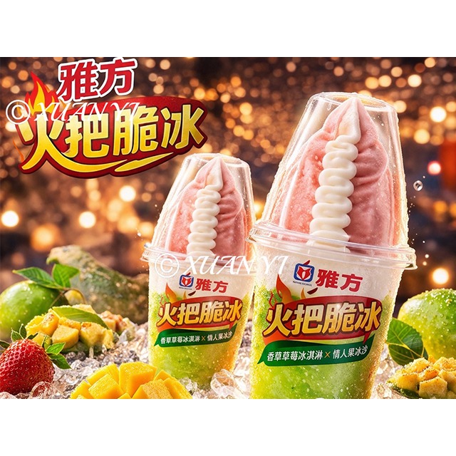 （雅方）雅方火把脆冰-香草草莓+情人果（箱出）-細節圖2