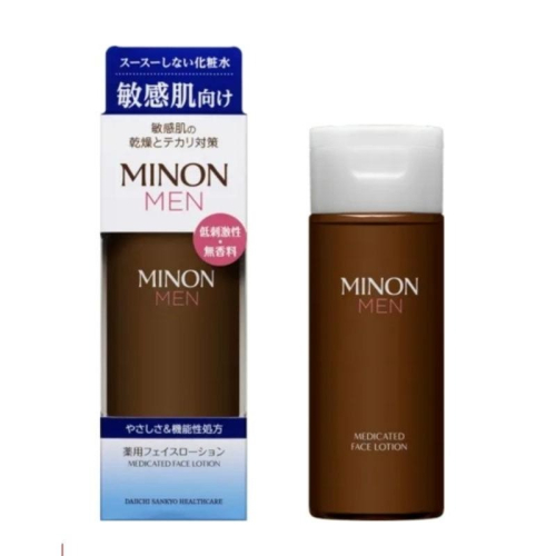 [現貨］日本境內版 第一三共 MINON MEN 不油膩，好吸收 蜜濃 男士 抗過敏精華液 60g