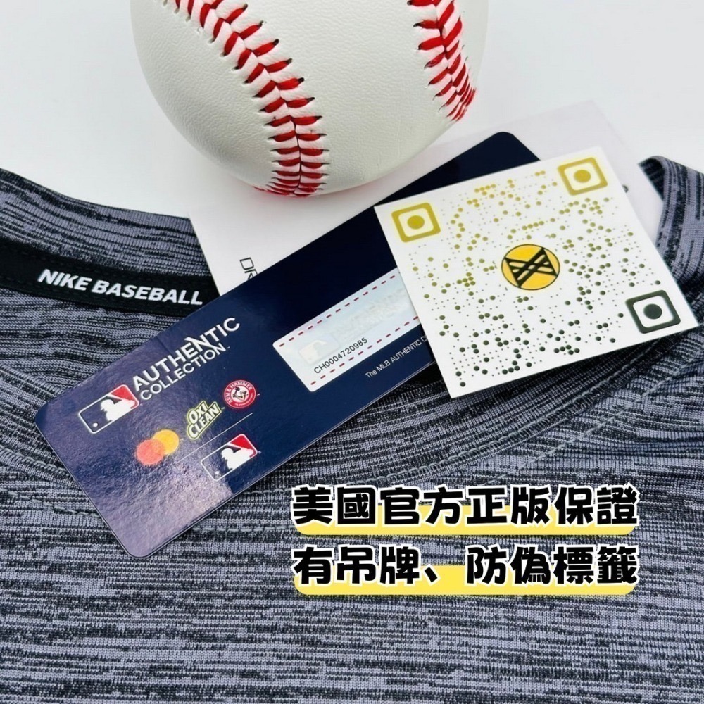 MLB NIKE 運動上衣 短袖上衣 排汗衣 排汗衫 Dri-Fit 球員實穿款-細節圖5