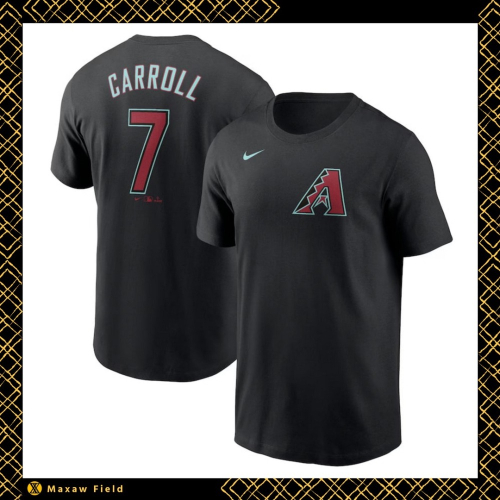 MLB NIKE 短袖上衣 T-shirt 短T 背號T 卡仔 響尾蛇 Corbin Carroll