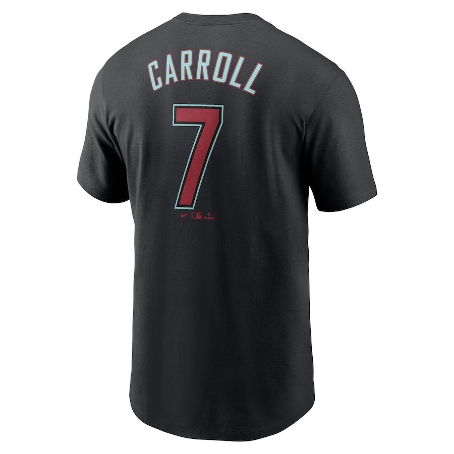 MLB NIKE 短袖上衣 T恤 短T 球員背號T-shirt 響尾蛇 卡仔 Corbin Carroll-細節圖3