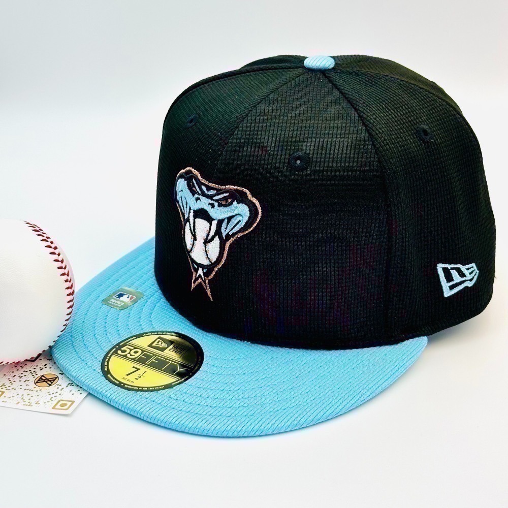 MLB 棒球帽 NEW ERA 59FIFTY 道奇 響尾蛇 2024最新款 MLB球員練球實戴款-細節圖6