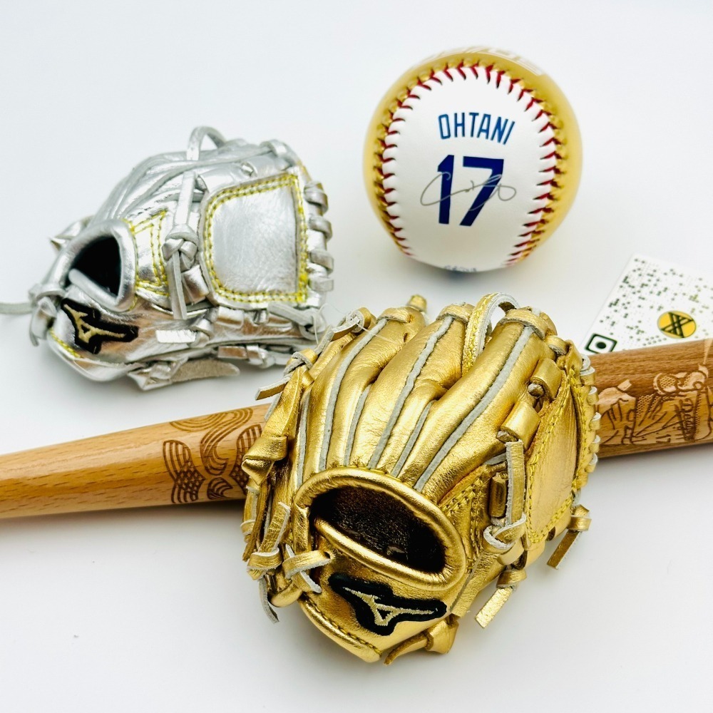 美津濃 Mizuno 棒球手套 迷你手套 吊飾 掛飾-細節圖3