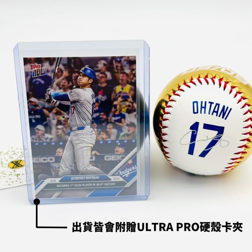 MLB 球員卡 大谷翔平 50轟50盜 歷史第一人 TOPPS NOW Shohei Ohtani-細節圖2