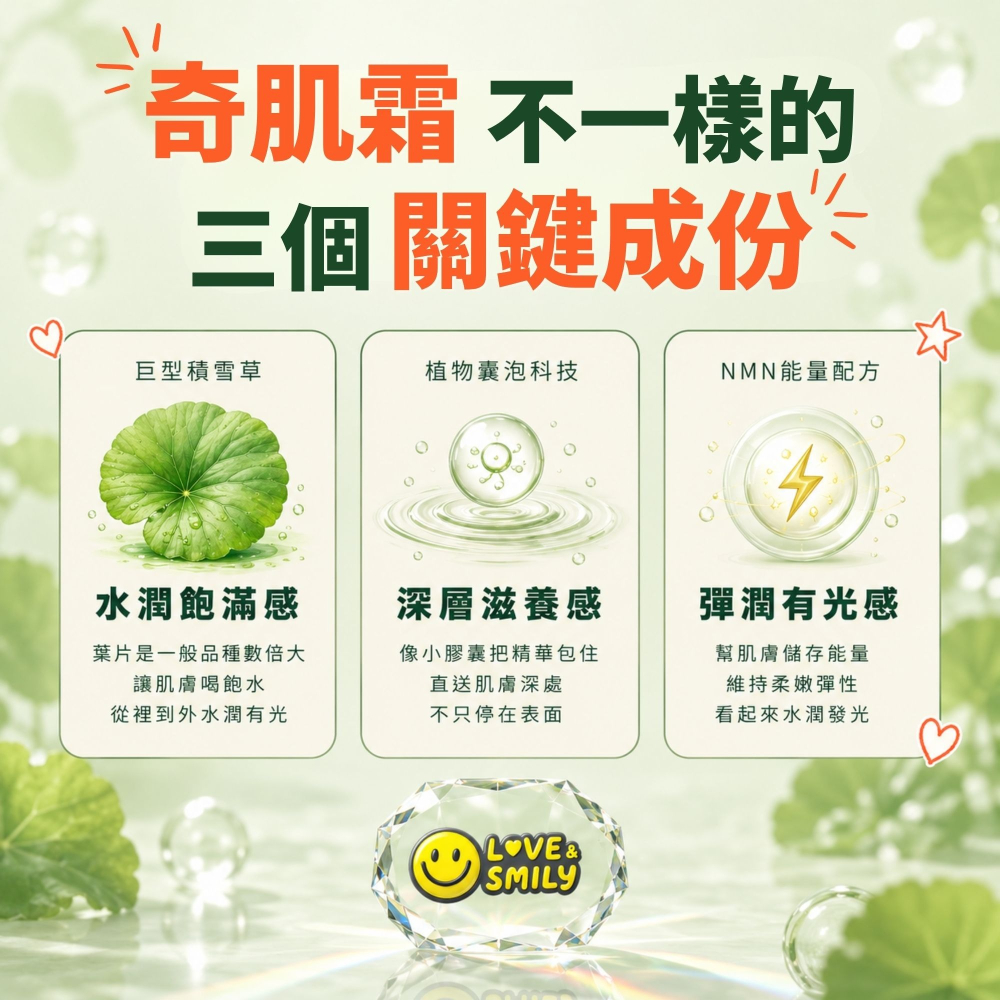 力曼 2025新款 活妍奇肌霜 映皙美 巨型積雪草 DEMATOLOGY CREAM 50ml-細節圖5