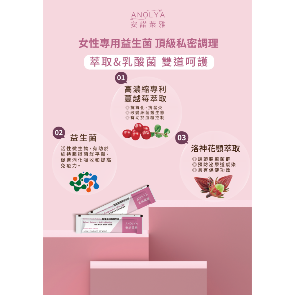 閨蜜蔓越莓益生菌 2g*30包-細節圖2