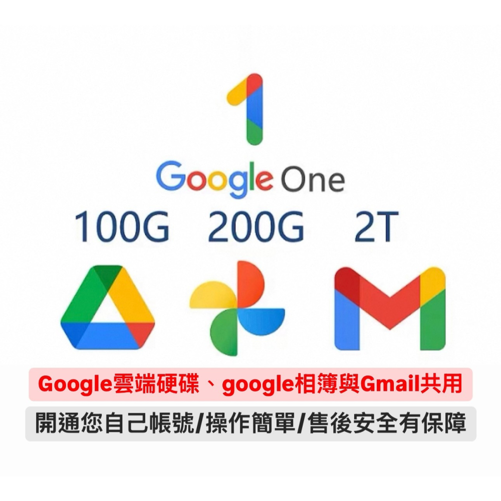 Google One 雲端硬碟 （Gmail&Photo& Google Drive)家庭空間 多種規格多種選擇 - Soda_Land_TW ...