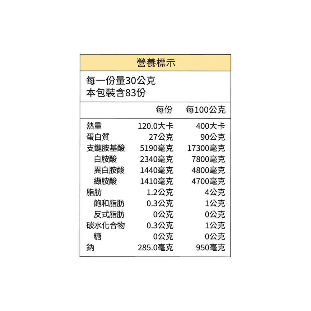 好市多代購 #151752 Tryall 分離大豆植物蛋白 2.5公斤-細節圖5