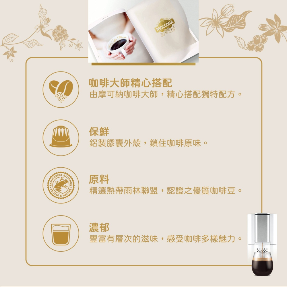 好市多代購 #158440 Moccona 義式咖啡膠囊 60顆-細節圖6