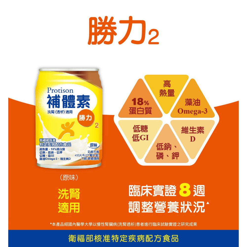 好市多代購(線上)  #143543 補體素 勝力2原味(洗腎透析適用)營養完整即飲配方 32入-細節圖6