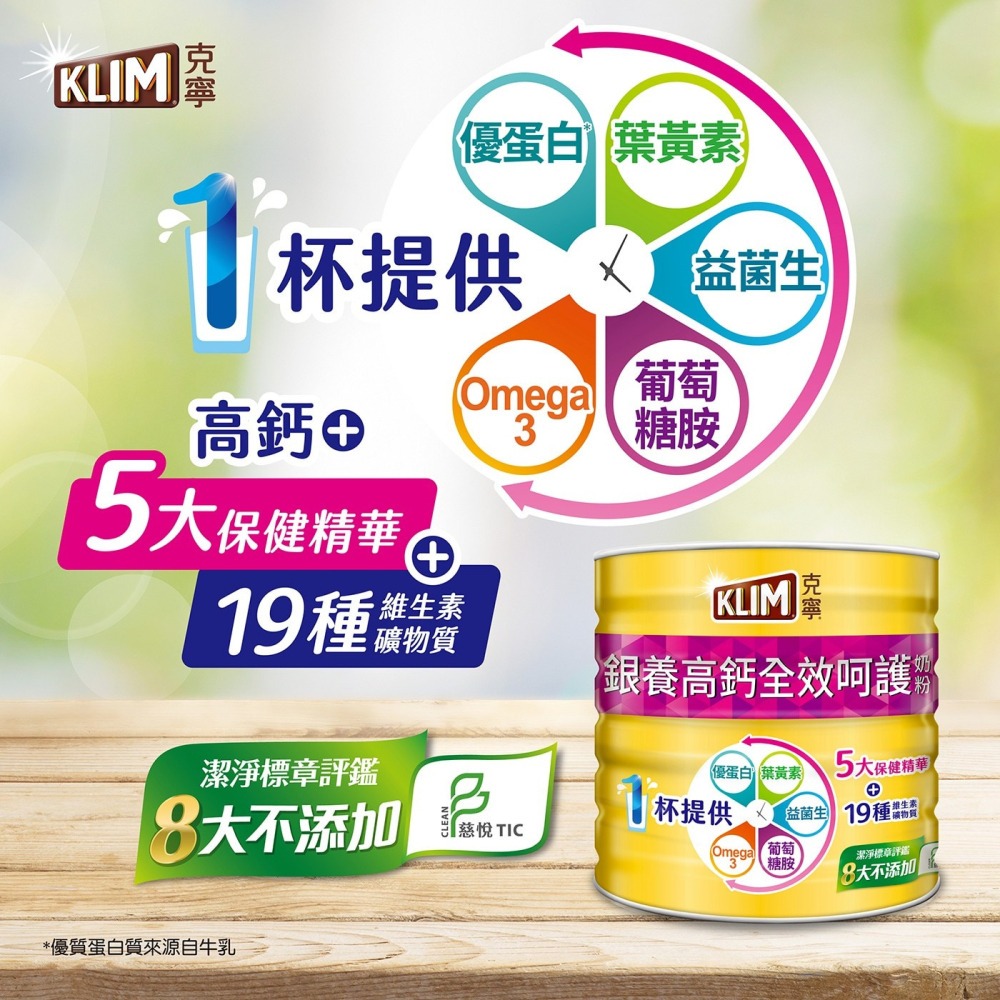 好市多代購 #224757 克寧 銀養高鈣全效奶粉 呵護配方 1.9公斤-細節圖3
