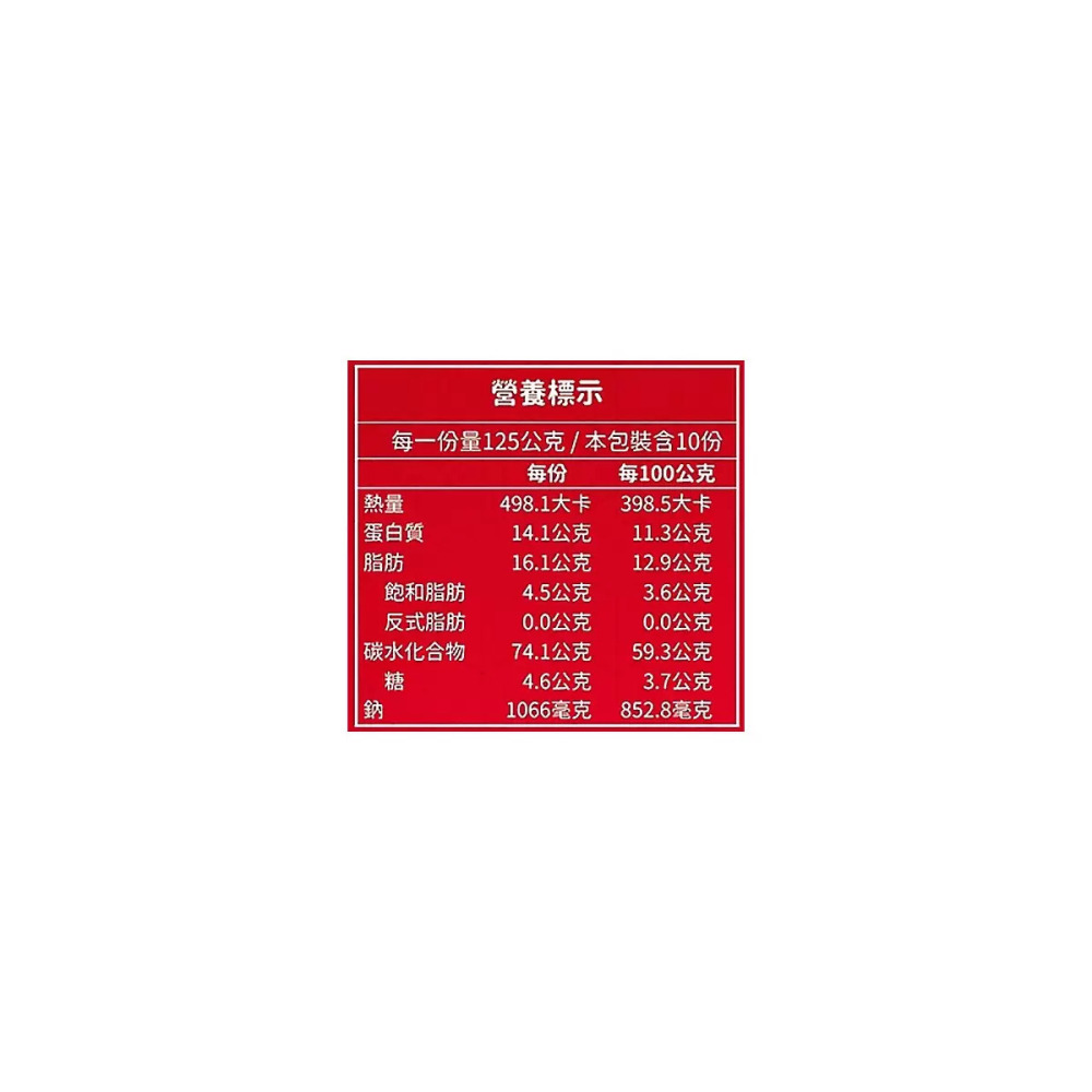 好市多代購(特價)(08/02止) #136652 匠拌麵 鵝油金蔥拌麵 125公克 X 10包-細節圖7