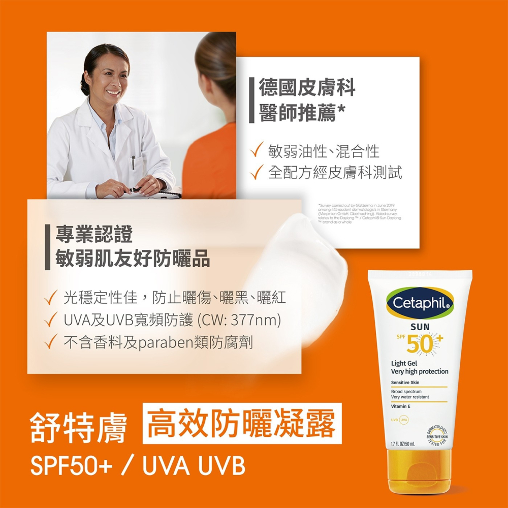 好市多代購 #142601 舒特膚 SPF50+ 高效防曬凝露 50毫升 X 2入-細節圖6