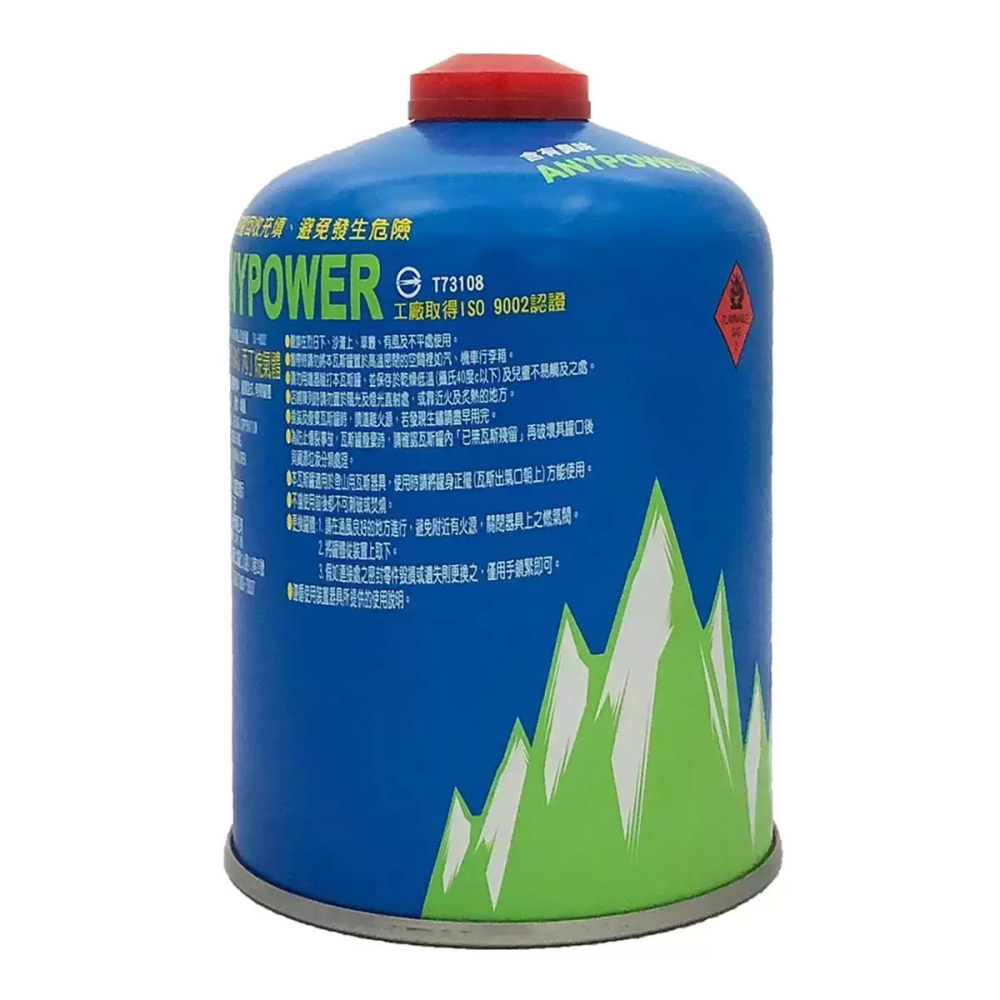 好市多線上代購 #125357 Anypower 高山瓦斯罐 450公克 X 12入-細節圖3