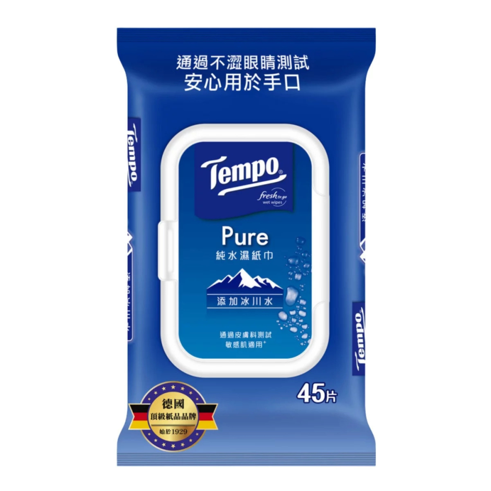 好市多代購(線上) #161386 Tempo 純水濕巾家庭裝 45張 X 10包 X 2箱-細節圖3