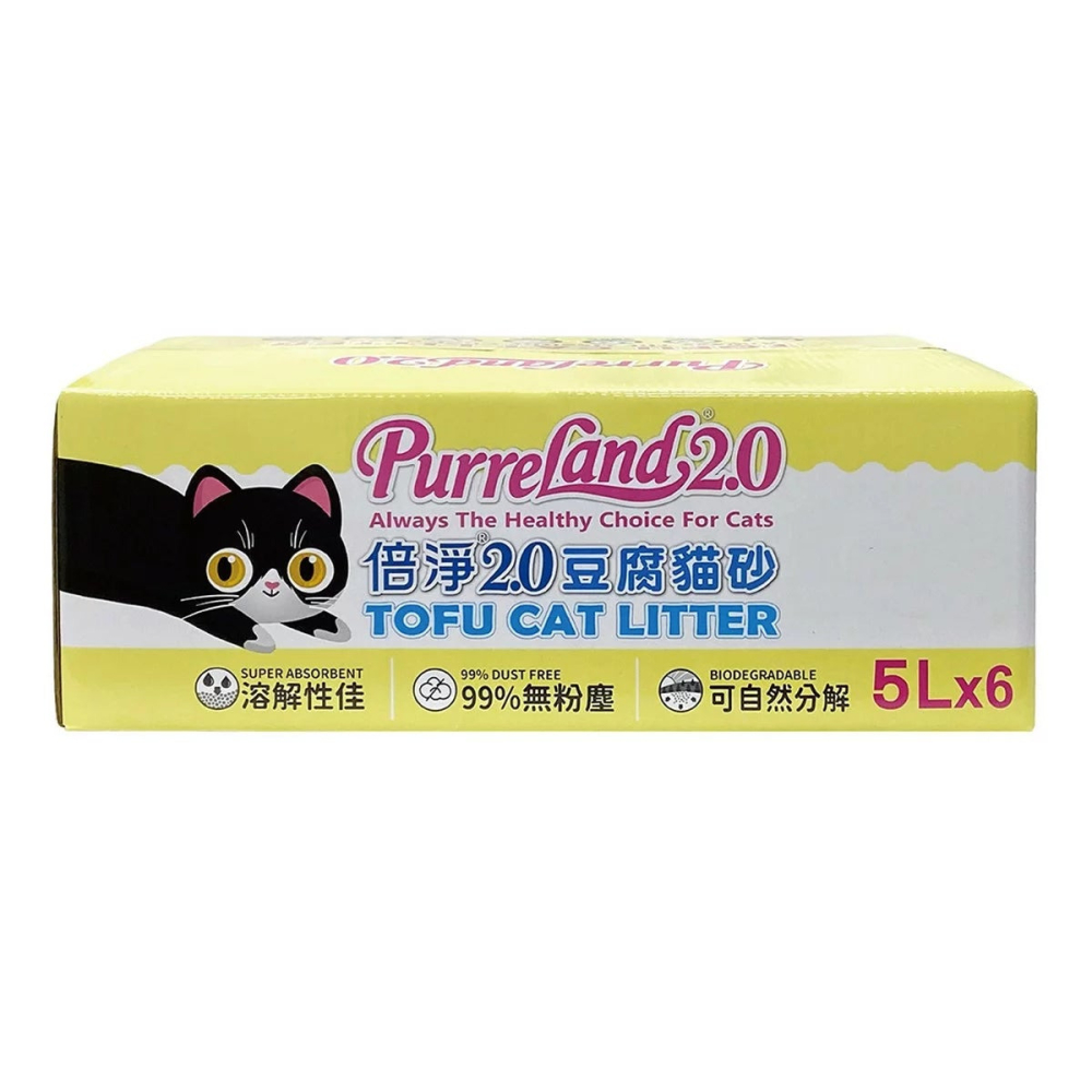 好市多代購(線上) #221647 倍淨 2.0 豆腐貓砂 原味 5公升 X 6入-細節圖5