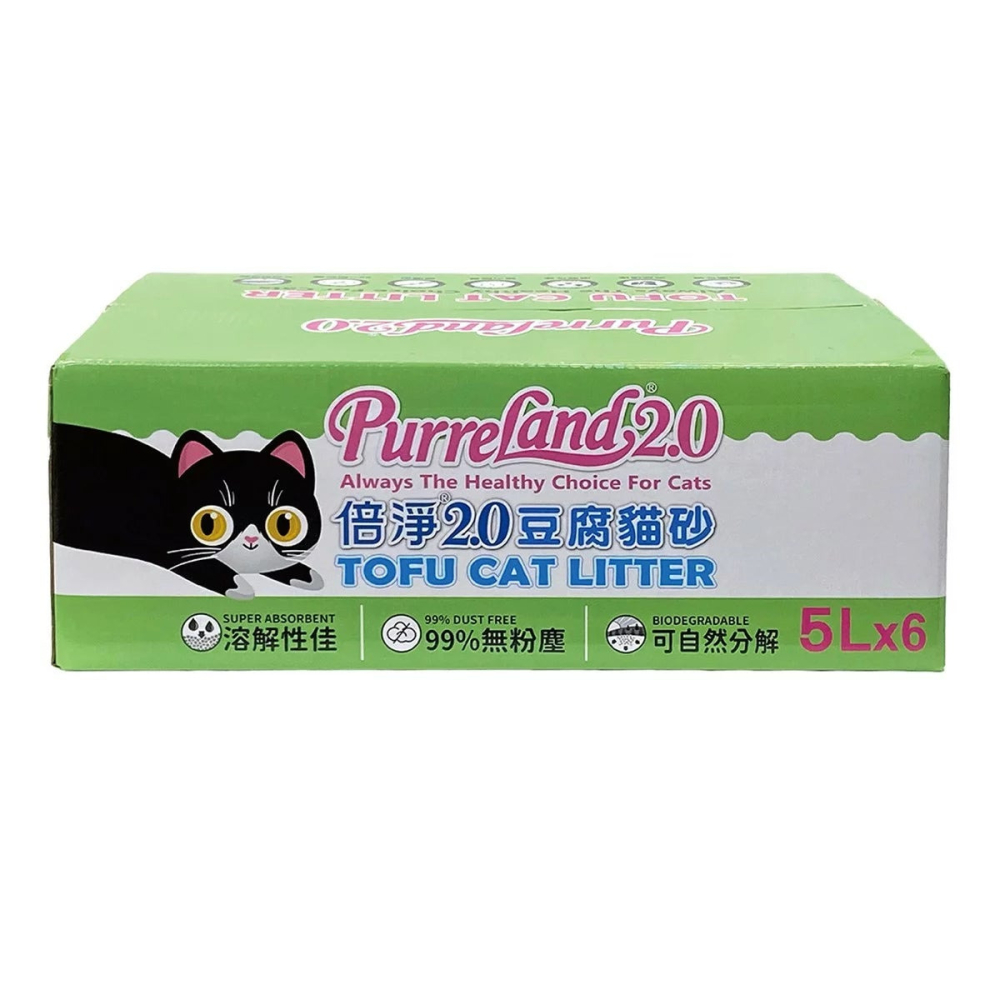 好市多代購(線上) #221648 倍淨 2.0 豆腐貓砂 綠茶 5公升 X 6入-細節圖4