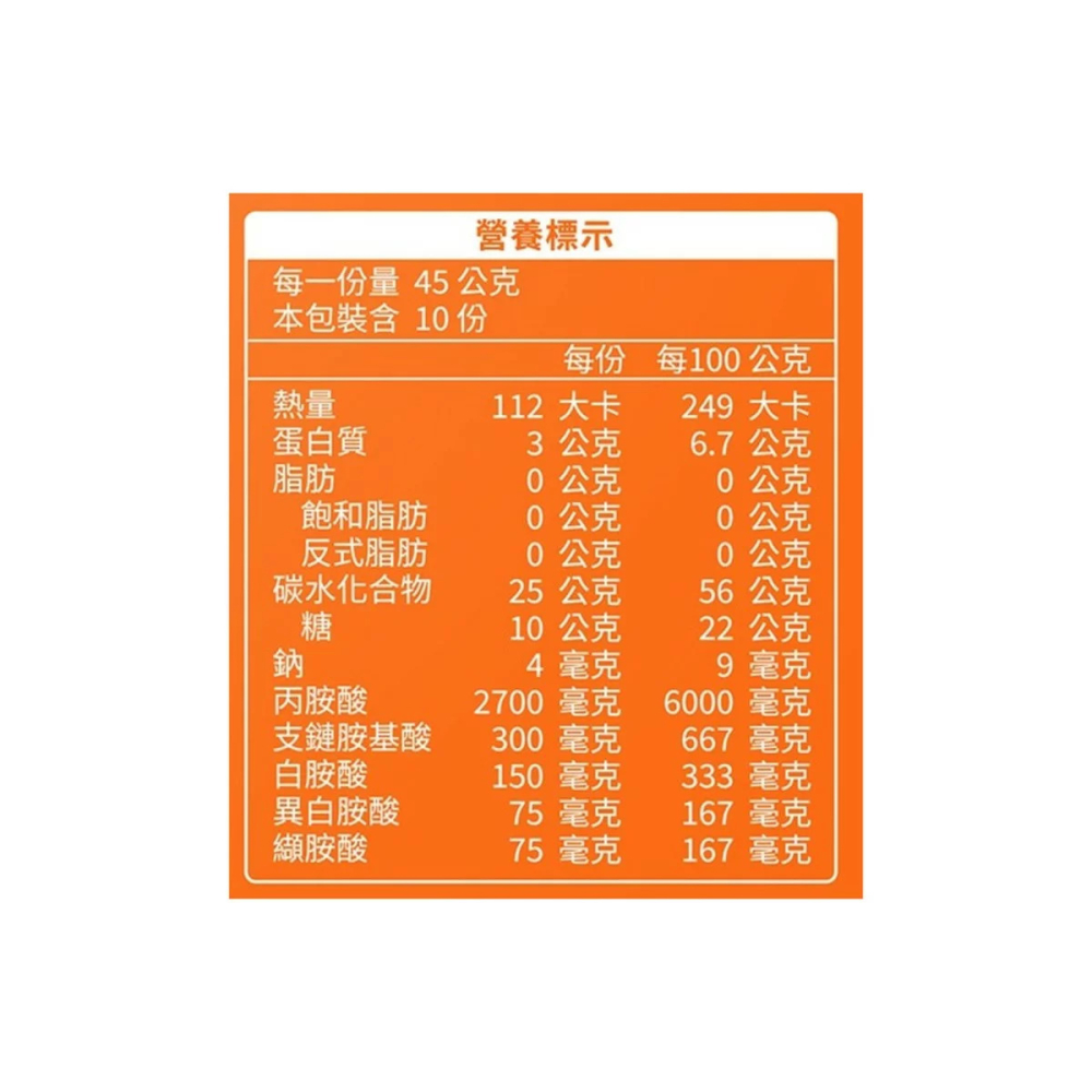 好市多代購(線上) #161530 百仕可 PF+ 運動營養 胺基酸能量膠 甜橙香檸風味 45公克 X 10入-細節圖5