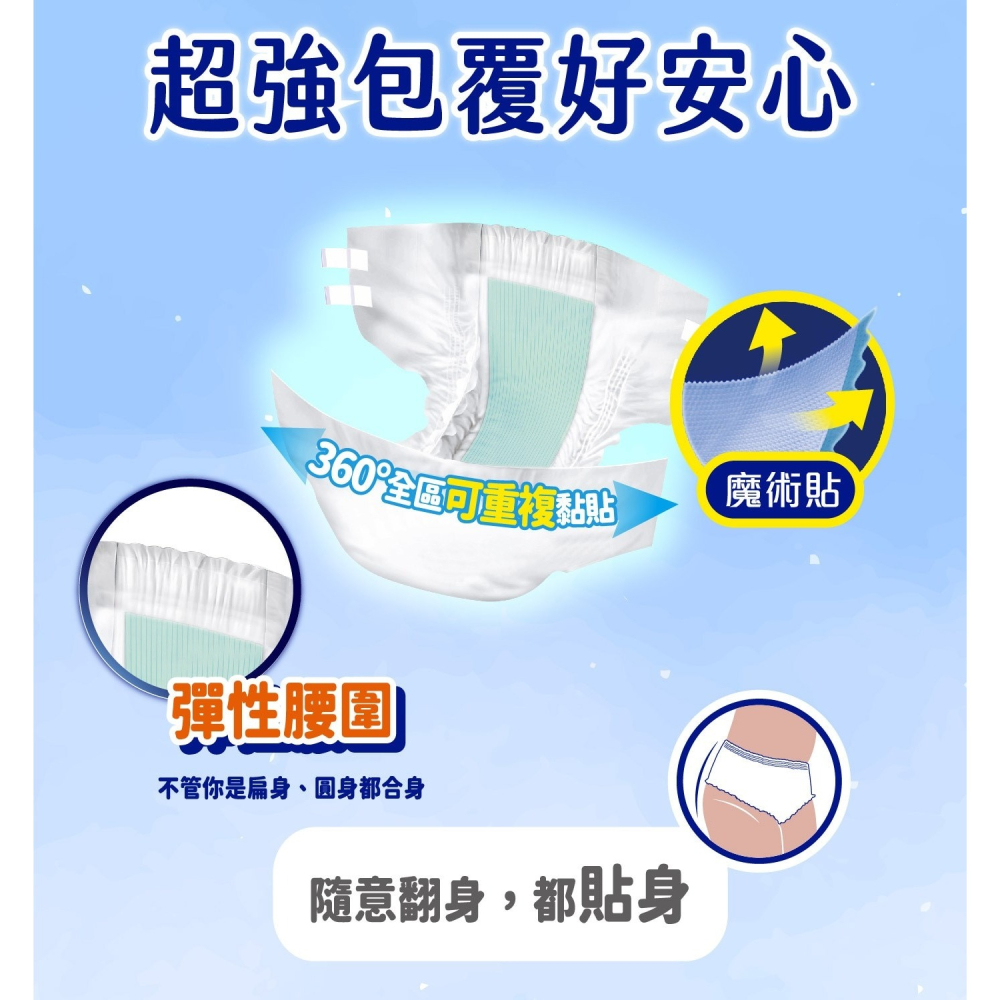 好市多代購(線上) 安安 成人紙尿褲 頂級淨爽型 M號 / L-XL號 10片 X 6包-細節圖5