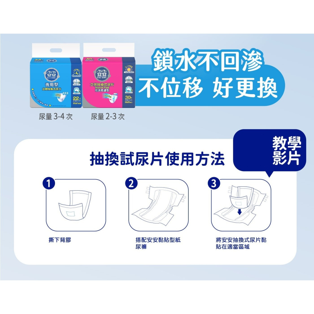 好市多代購(線上) 安安 成人紙尿褲 頂級淨爽型 M號 / L-XL號 10片 X 6包-細節圖8