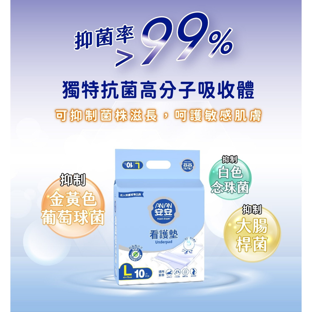 好市多代購(線上) #152428 安安 成人看護墊L號 10片 X 12包-細節圖4