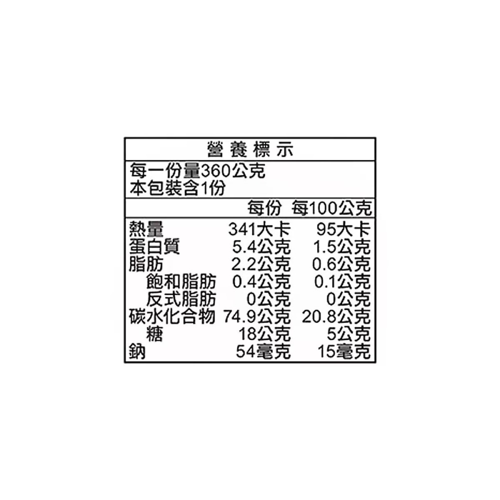 好市多代購(特價)(08/30止) #149327 泰山 低糖八寶粥 360克 X 24入-細節圖4