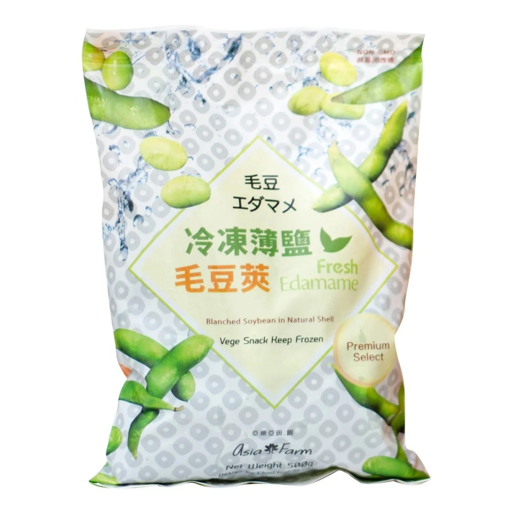 好市多代購(線上) #162832 亞細亞田園 冷凍薄鹽毛豆莢 500公克 X 16入-細節圖3
