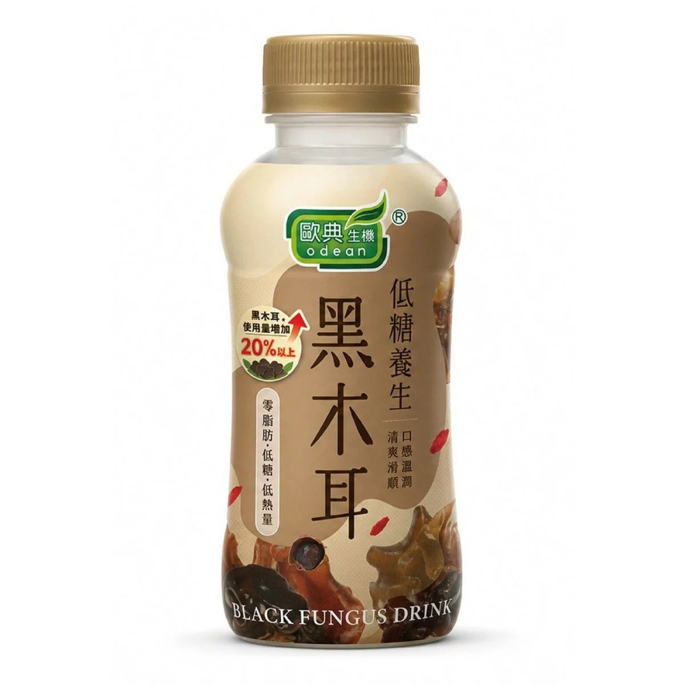 好市多代購 #161688 歐典生機 低糖養生黑木耳露 320毫升 X 12入-細節圖5